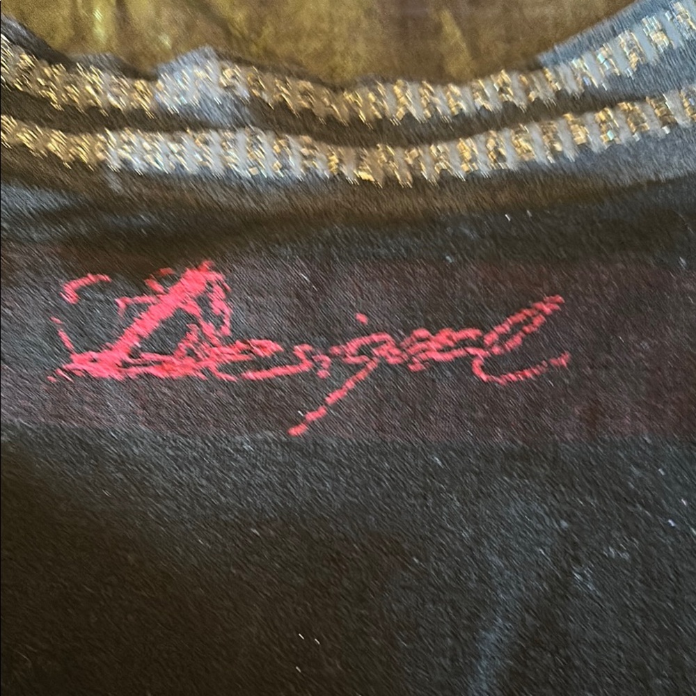 Embroidered Gray Mini Dress - Picture 5 of 5